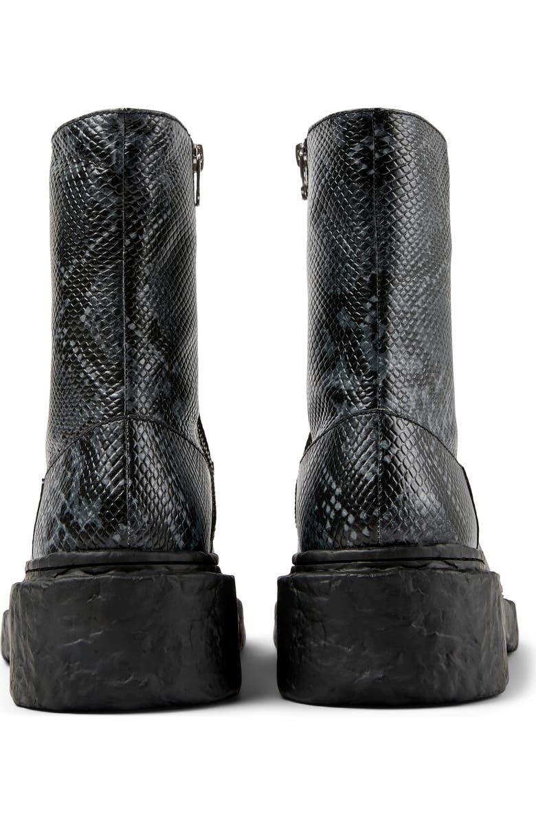 CAMPERLAB Lab Vamonos Snakeskin Embossed Boot, Alternate, color, Multi - Blue