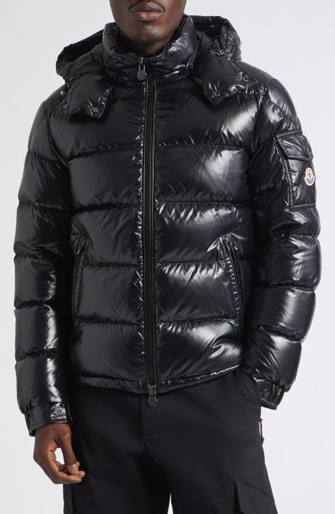 Maya Lacquered Nylon Down Jacket