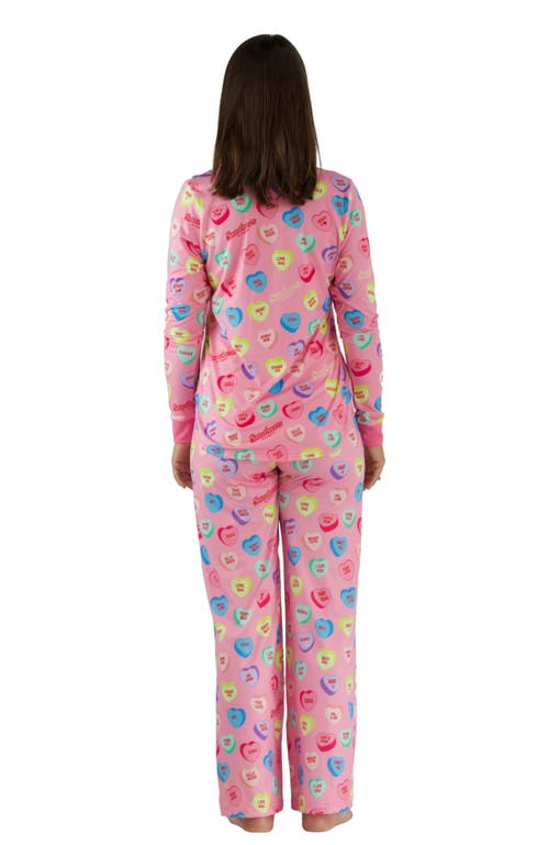 Mia Belle Girls Sweethearts X Mia Belle Ur Sweet Pink Pajama In Pink