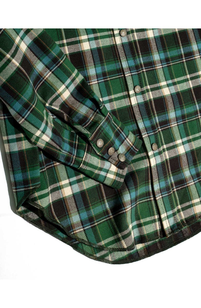 Fortela Tartan Flannel Shirt, Alternate, color, Green