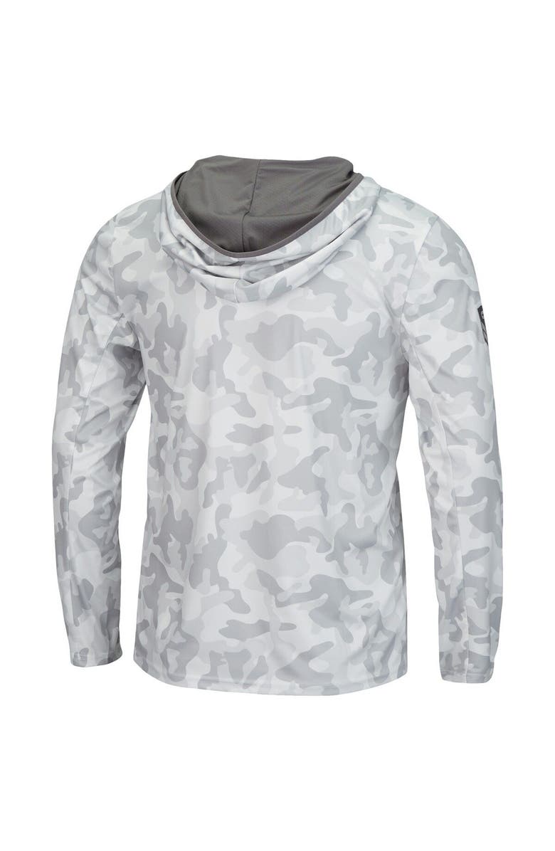 COLOSSEUM Men's Colosseum Arctic Camo Maryland Terrapins OHT Military Appreciation Long Sleeve Hoodie Top, Alternate, color, Arctic Camo