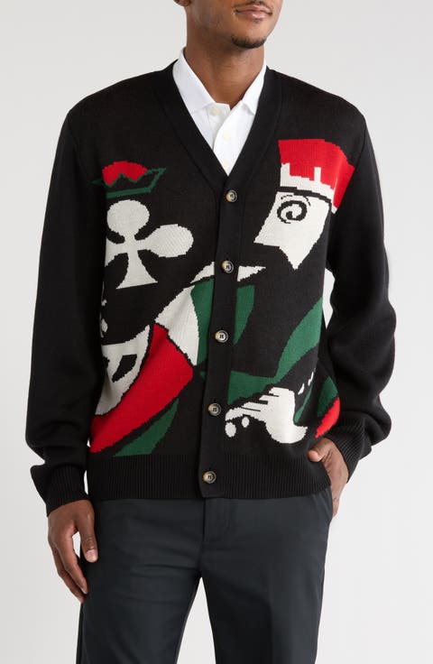 Kingston Wool Blend Graphic Cardigan