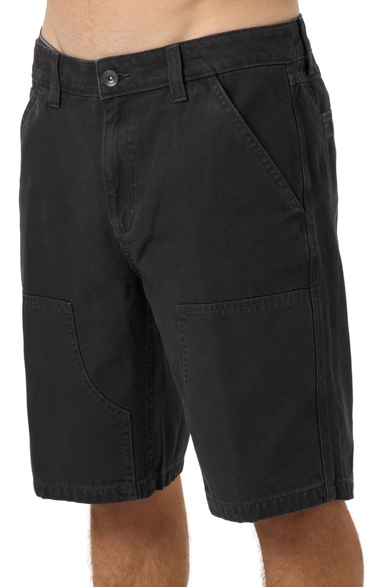 OG Double Knee Cotton Canvas Carpenter Shorts, Alternate, color, PHANTOM