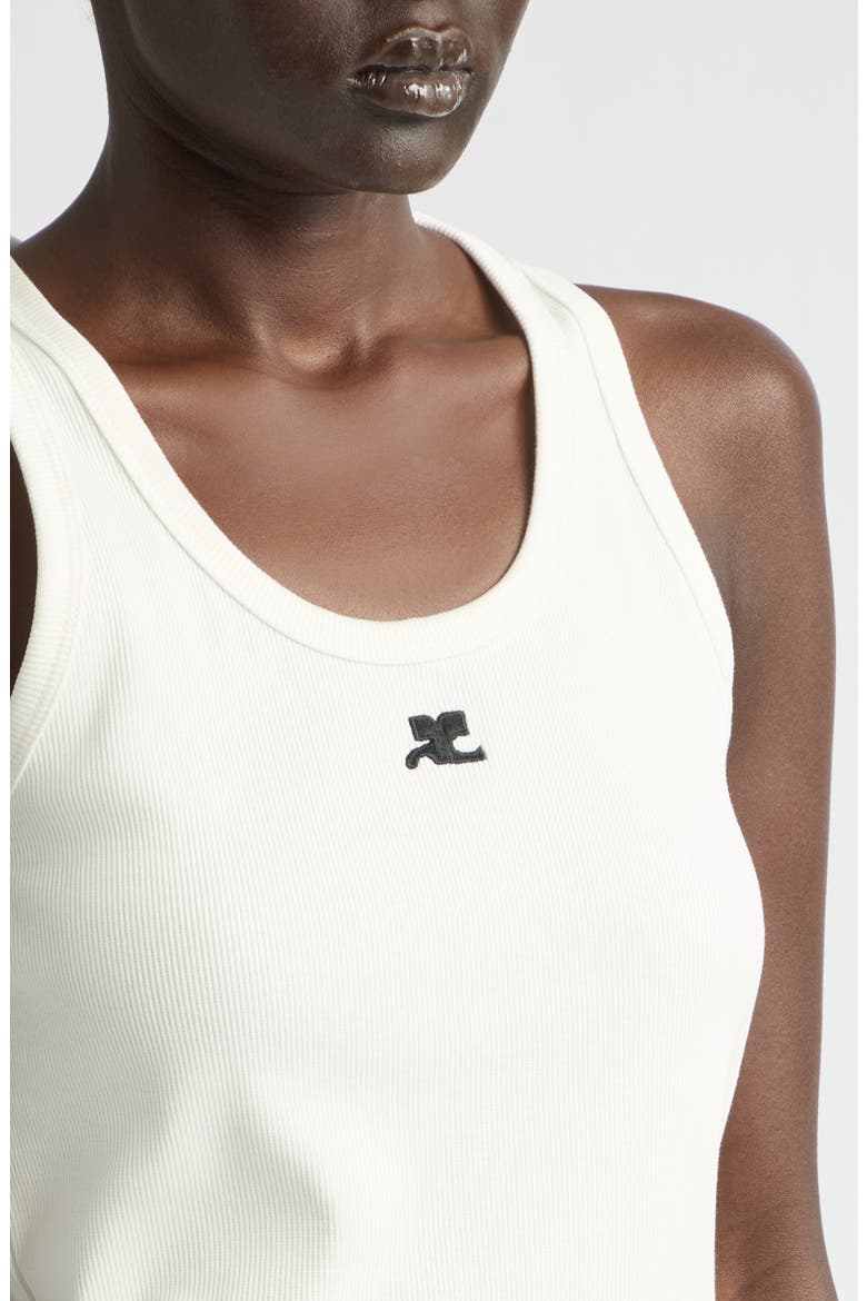 '90s Cotton Rib Tank, Alternate, color, HERITAGE WHITE