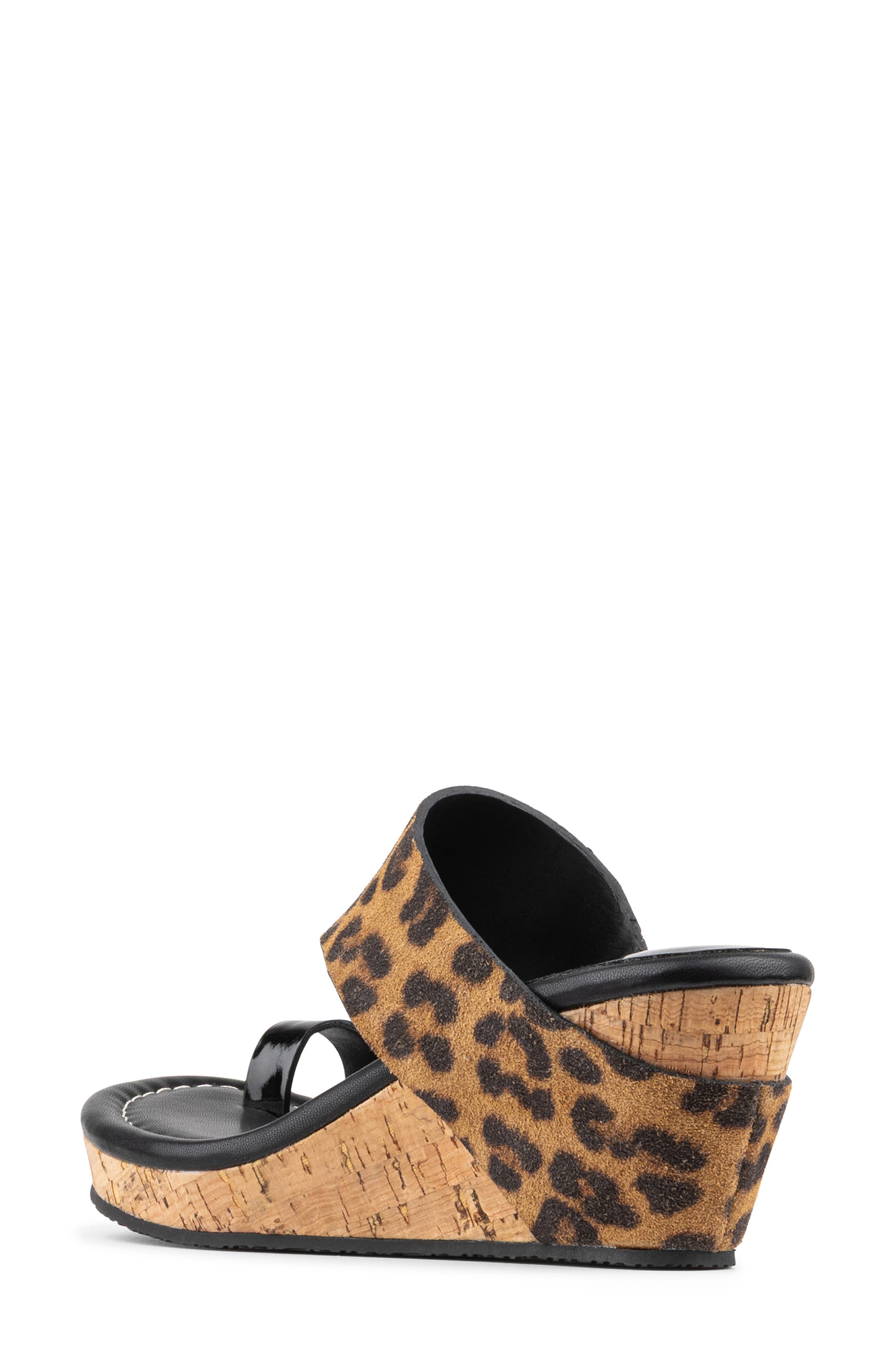 Donald Pliner Gyer Wedge Sandal, Alternate, color, Leopard