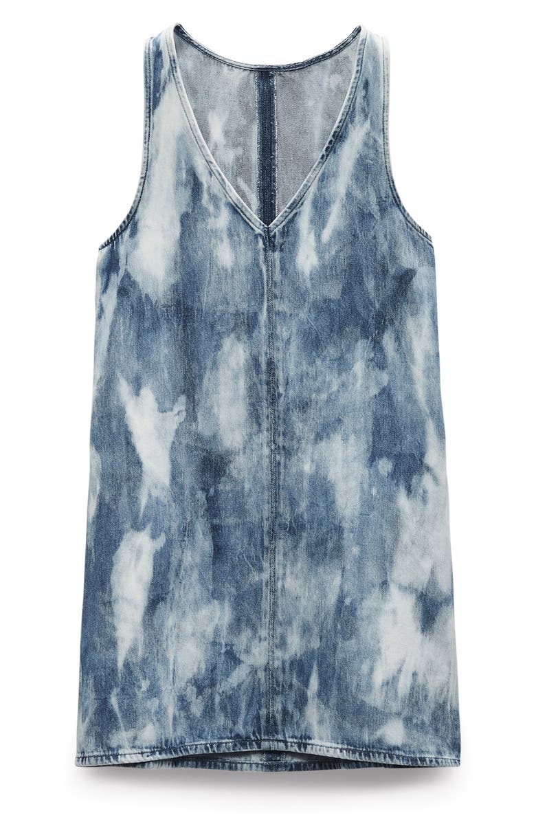rag & bone Naia Denim Minidress, Alternate, color, 