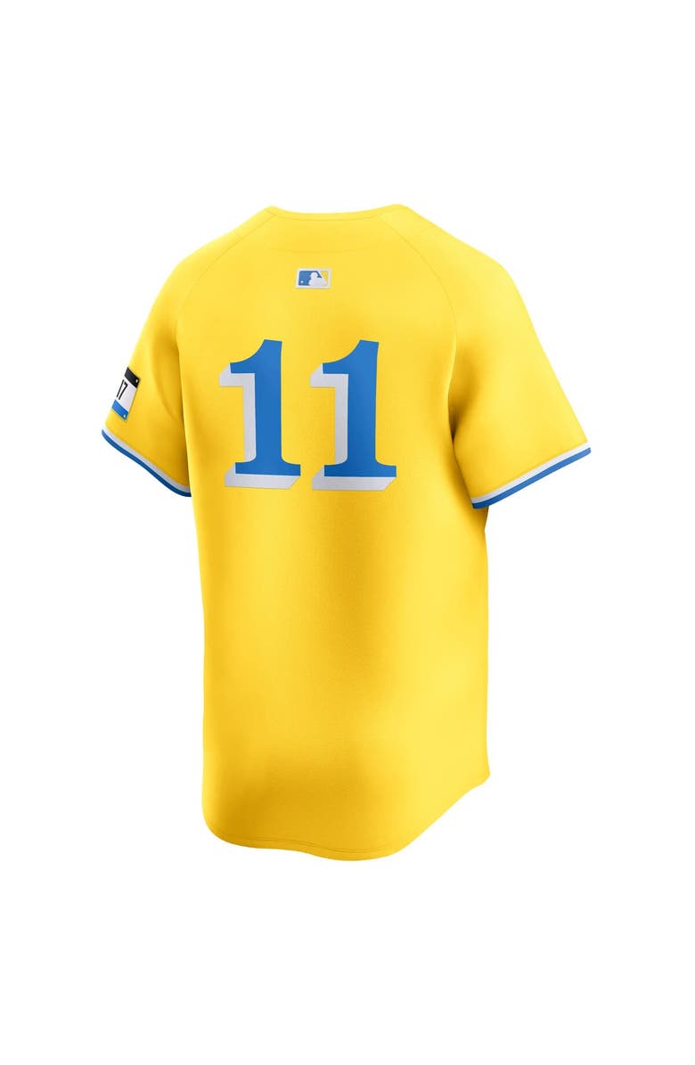 Nike Men's Nike Rafael Devers Gold Boston Red Sox City Connect Limited Player Jersey, Alternate, color, 