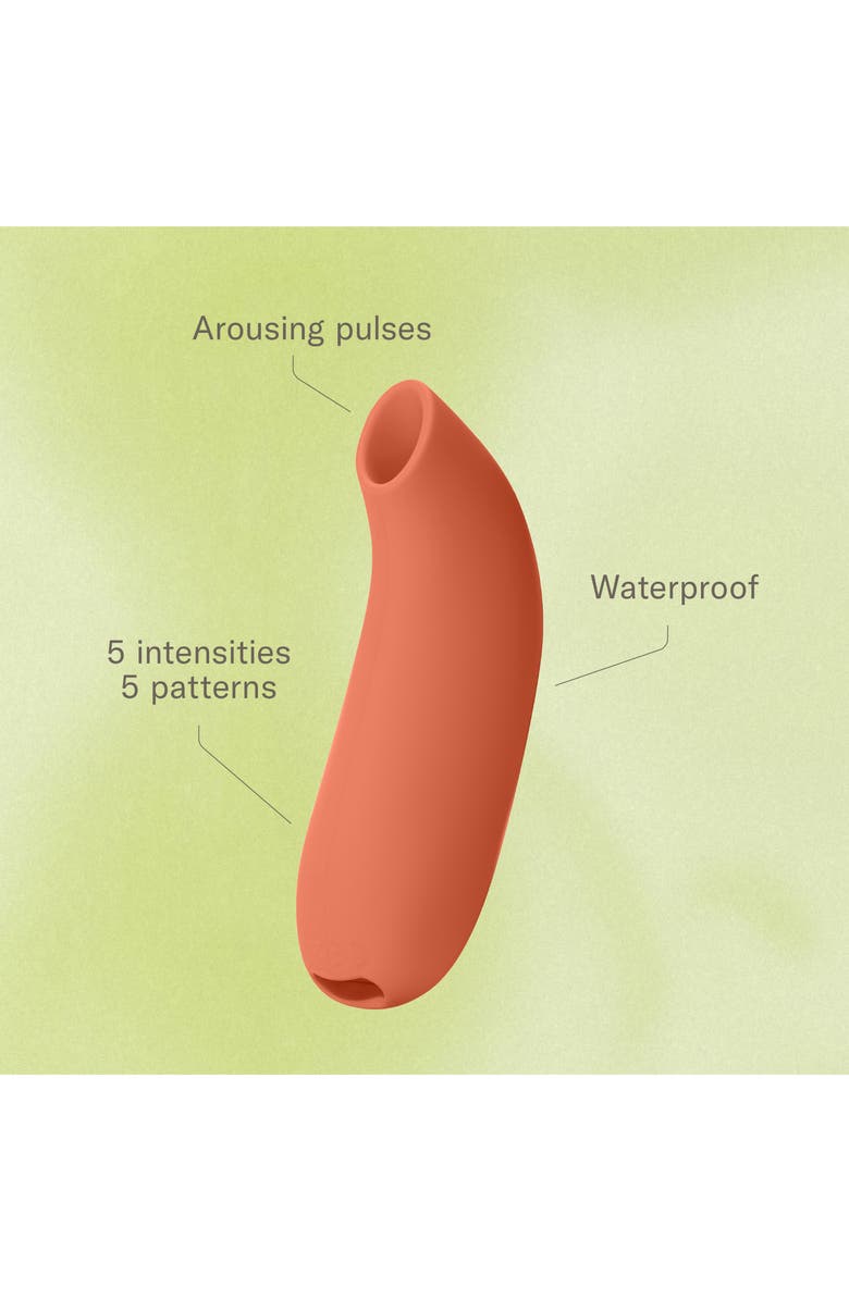 Dame Products Aer Suction Vibrator, Alternate, color, Papaya