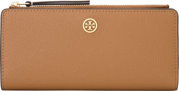 長財布 Tory Burch Robinson Patch Slim Leather Bifold Wallet Tory Burch Robinson Slim Pebble Leather Bifold Wallet