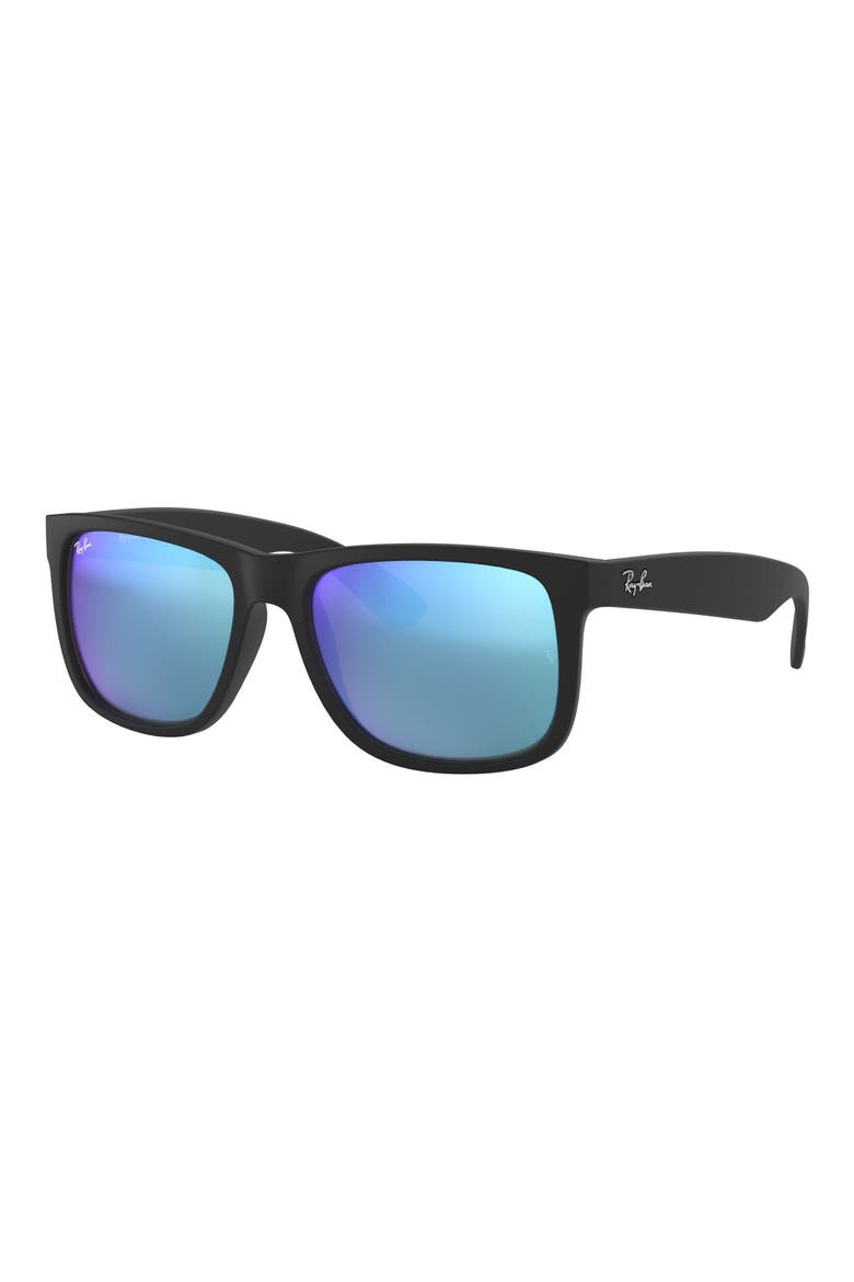 51mm Mirrored Pilot Sunglasses, Alternate, color, BLUE GREEN MIRROR