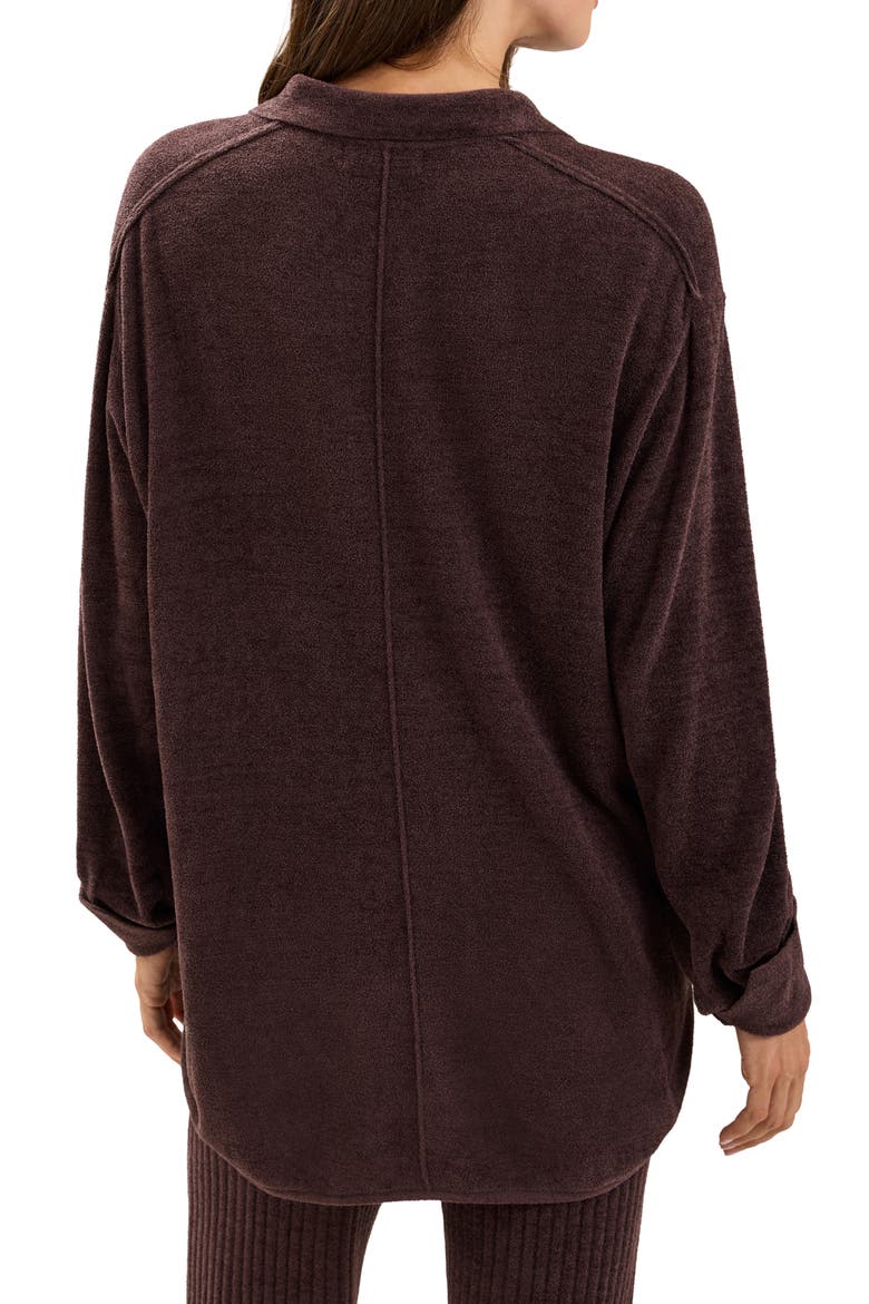 CozyChic Ultra Lite Patch Pocket Shacket, Alternate, color, UMBER