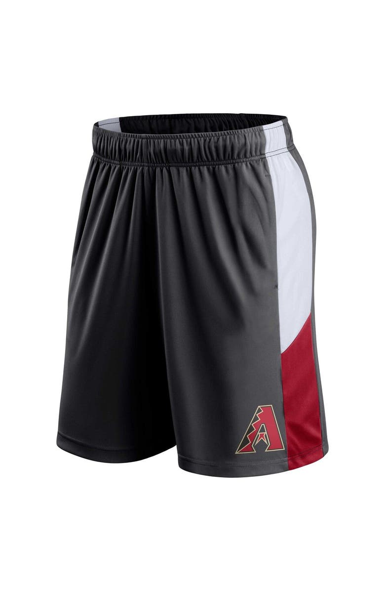 FANATICS Men's Fanatics Branded Black Arizona Diamondbacks Champion Rush Color Block Shorts, Alternate, color, 