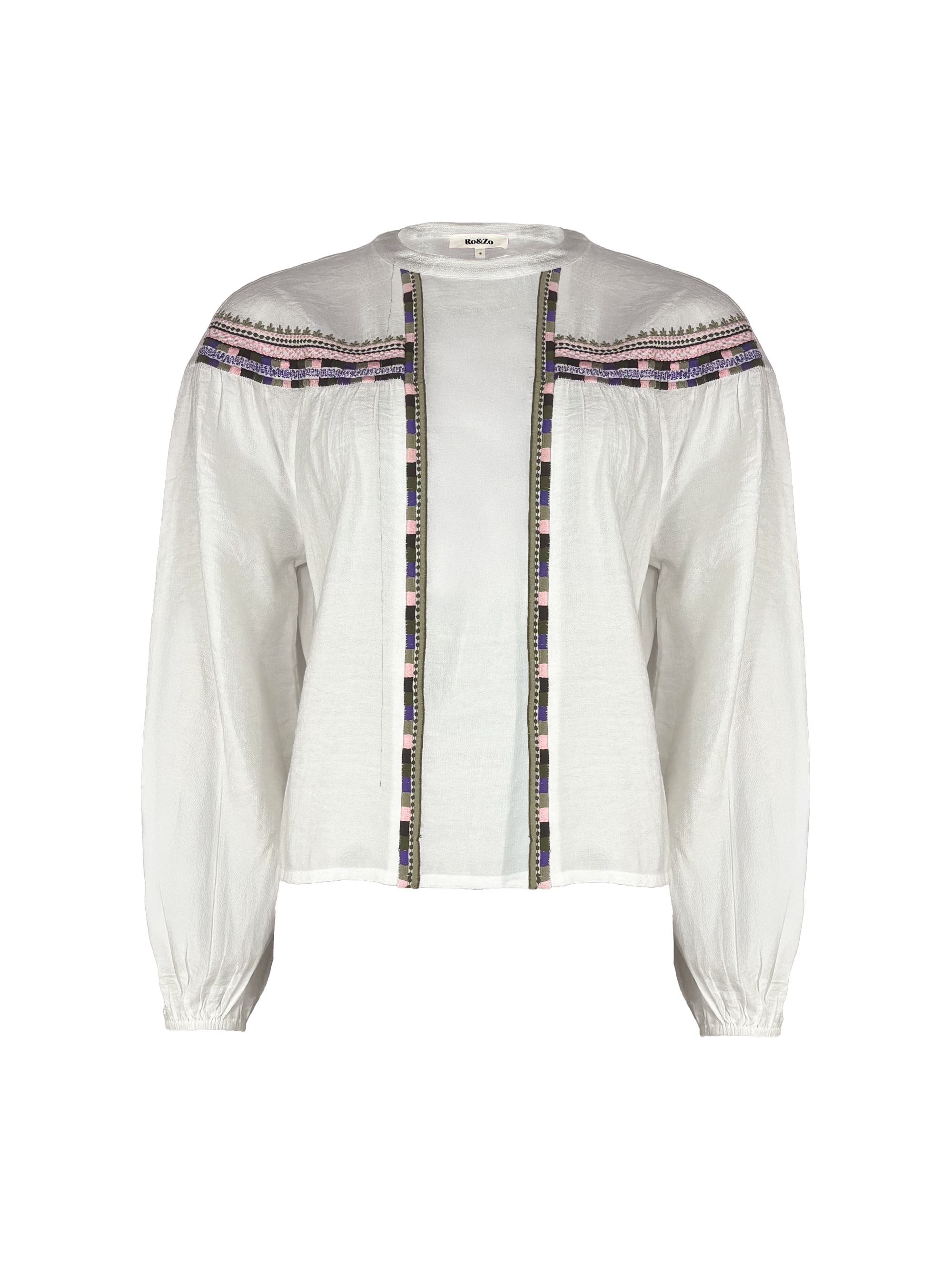 Embroidered Detail Blouse - image 2