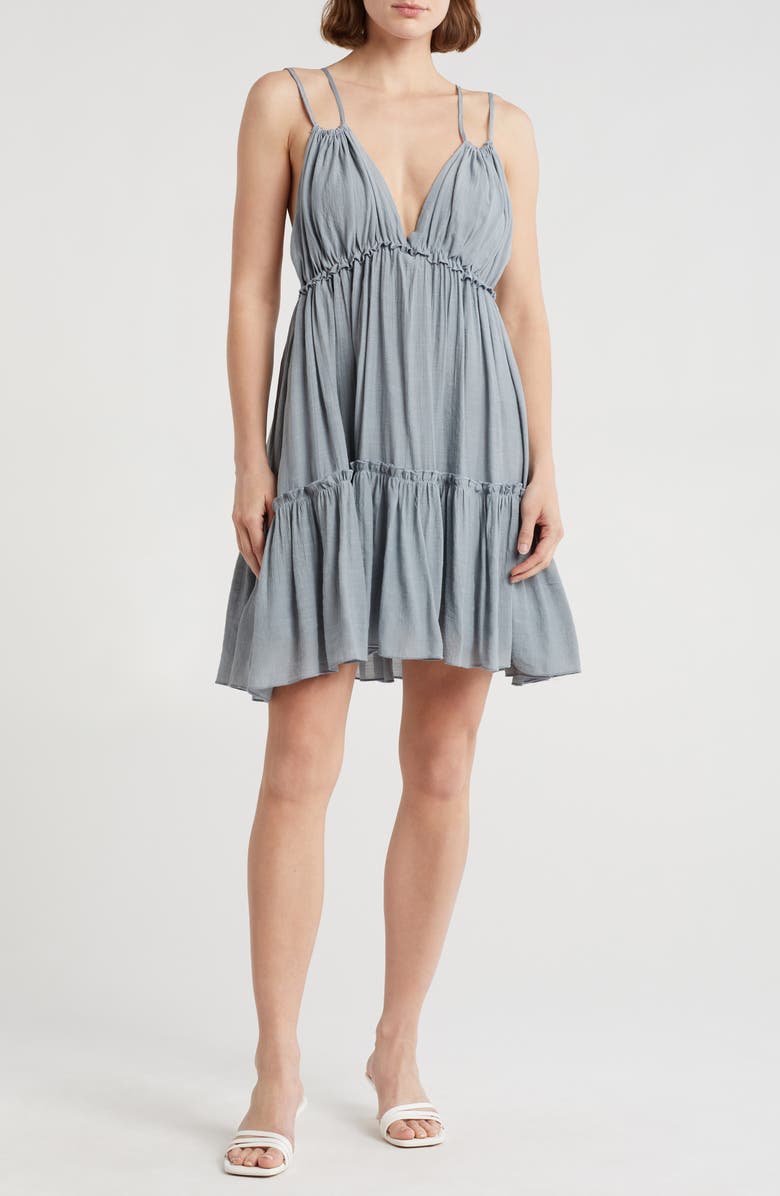 WISHLIST Double Strap Minidress, Main, color, 