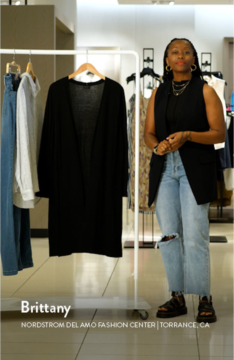 Open Front Long Cardigan, sales video thumbnail