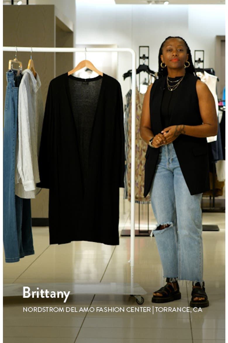 Open Front Long Cardigan video