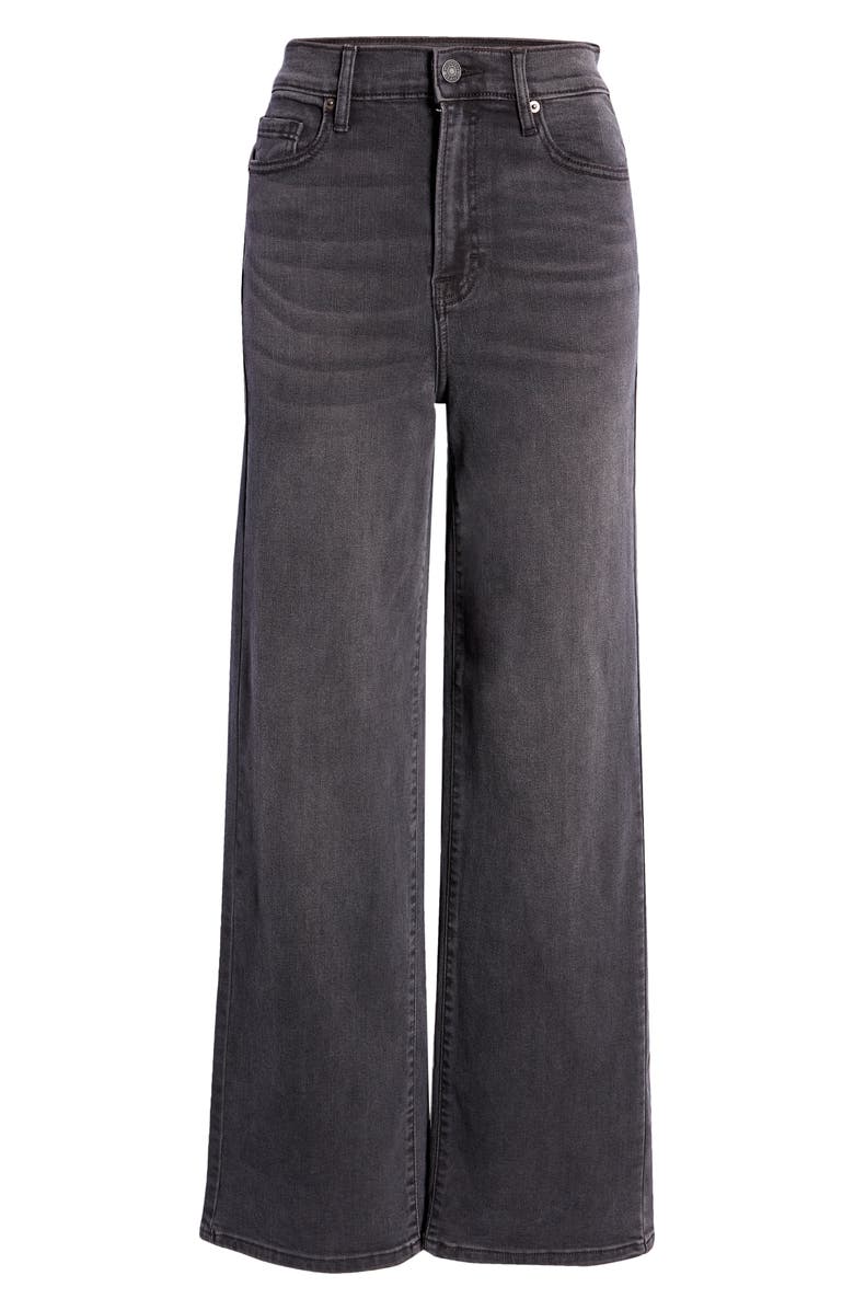 HIDDEN JEANS Women's High Waist Wide Leg Jeans, Alternate, color, Black