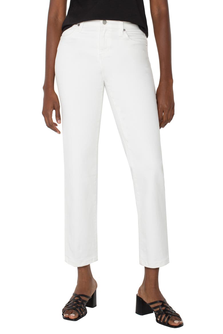 Liv Non-Skinny Skinny Jeans, Main, color, BONE WHITE