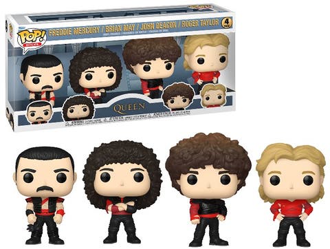 Radio Ga Ga (Queen) Funko Pop! Rocks 4-Pack
