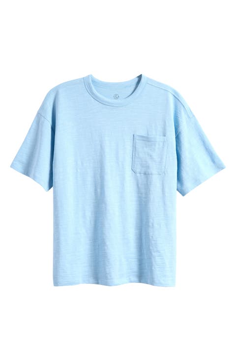Boys' Blue T-Shirts (2T-7): Henley, Crewneck & Long Sleeve