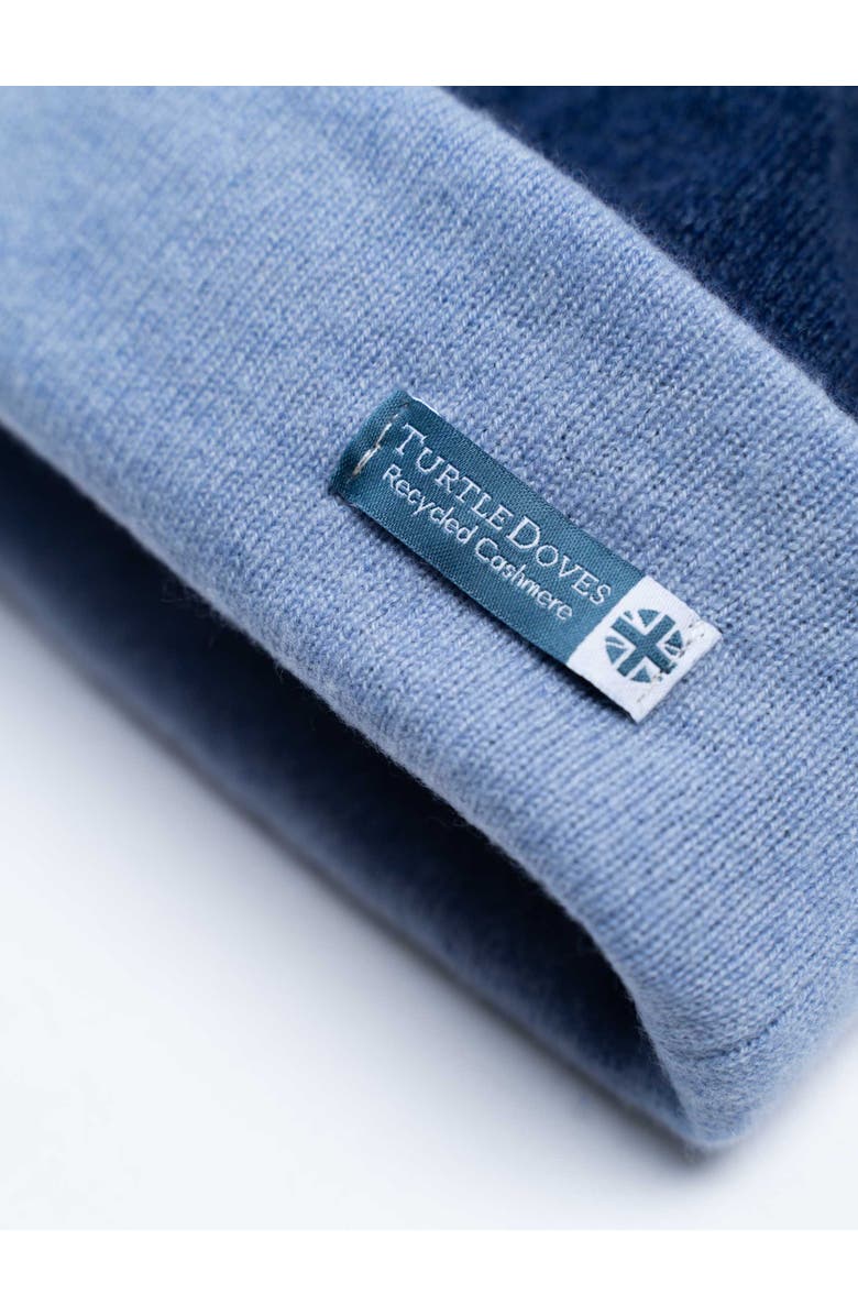 Celtic & Co. Neckwarmer, Beanie And Glove Bundle, Alternate, color, Denim Mix