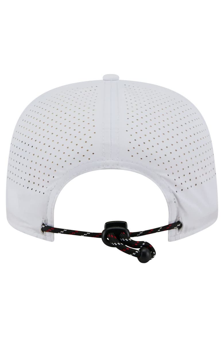 Men's New Era White Chicago Bulls Performance Rope Golfer Adjustable Hat, Alternate, color, White