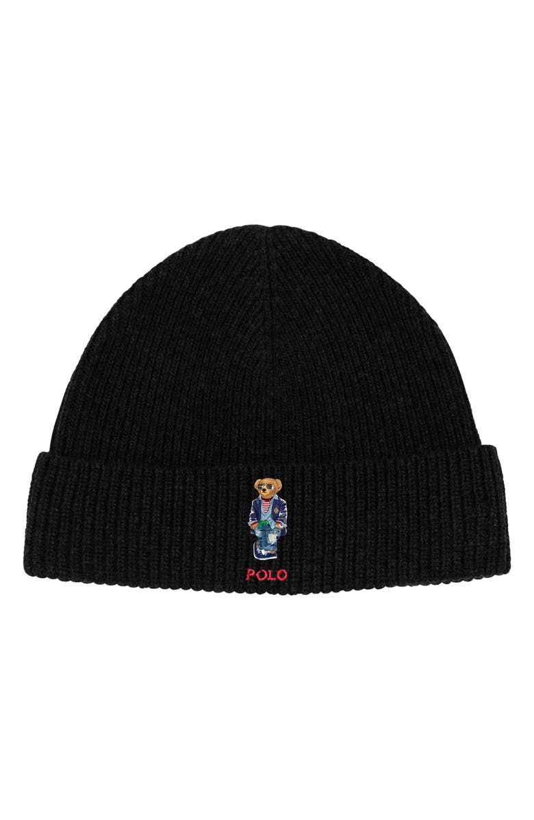 Polo Ralph Lauren Regatta Polo Bear Beanie, Main, color, 