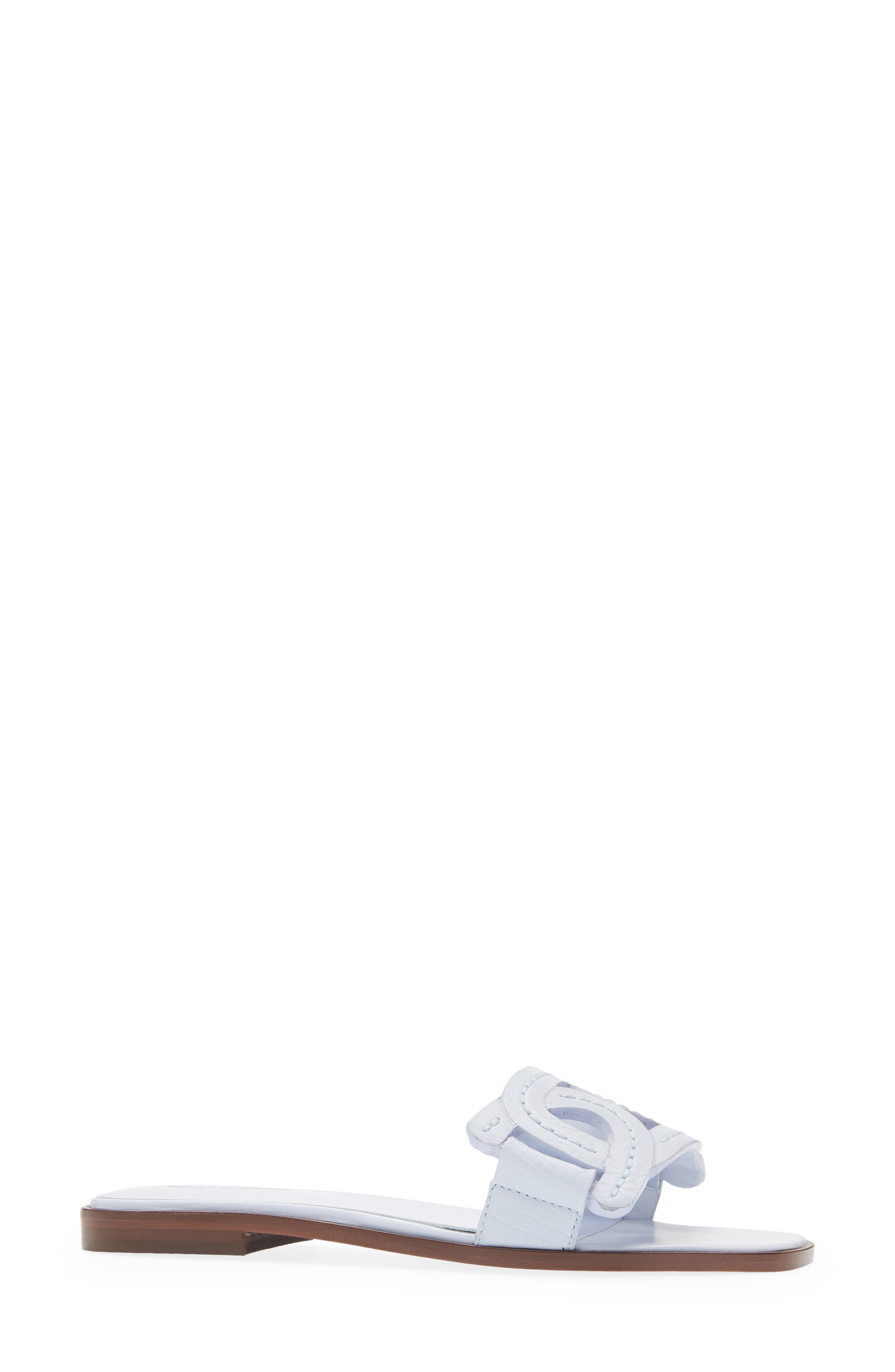 Kate Chain Strap Slide Sandal, Alternate, color, LIGHT BLUE