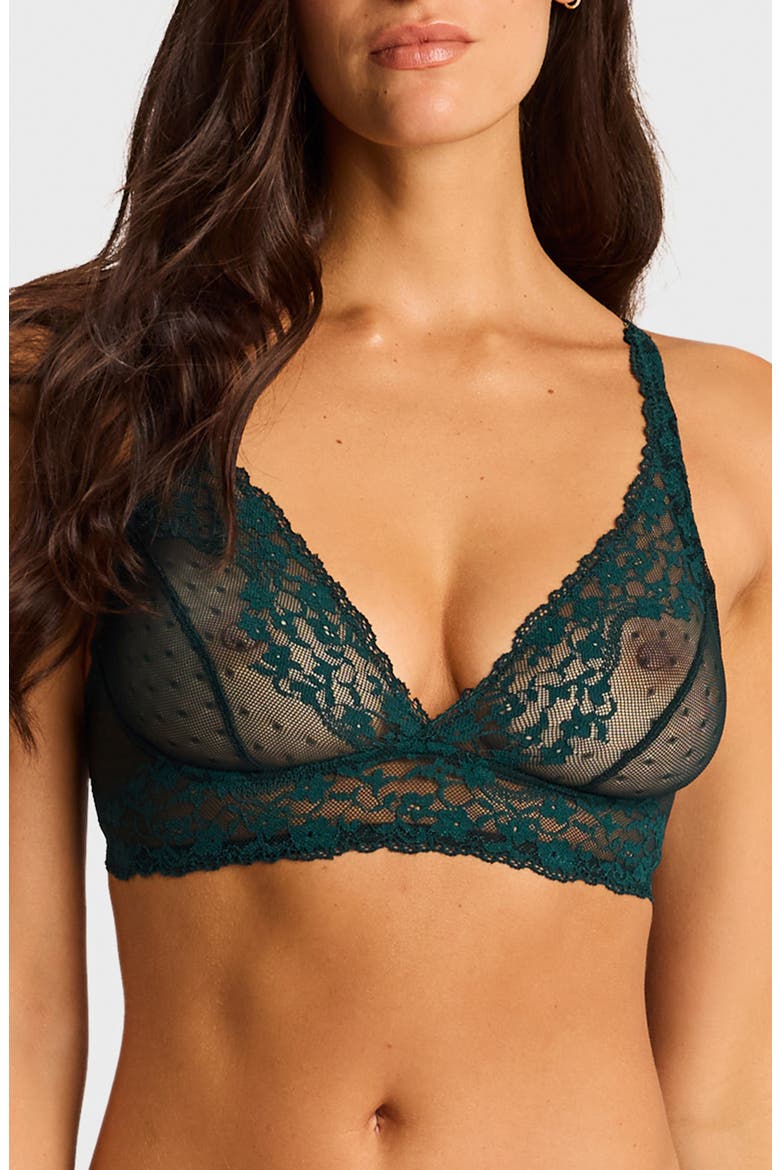Double Take Lace Bralette, Main, color, JUNIPER