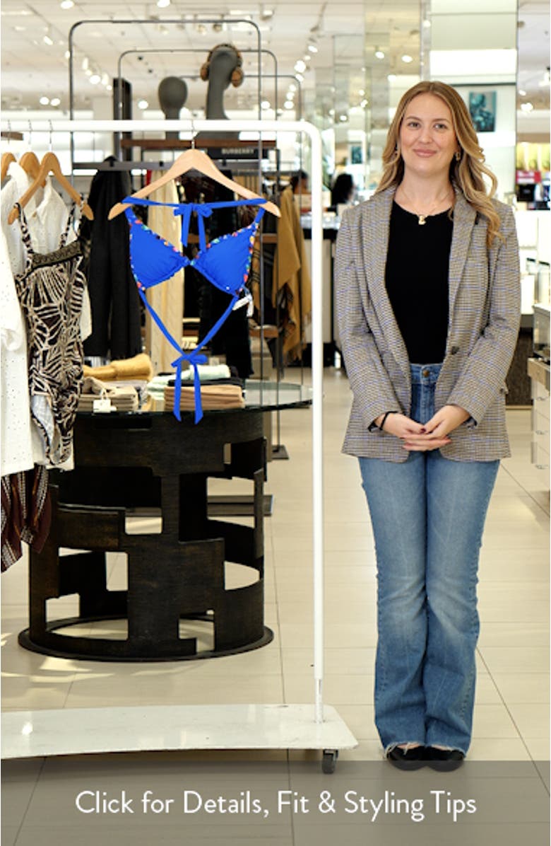 On the Edge Triangle Bikini Top, sales video thumbnail