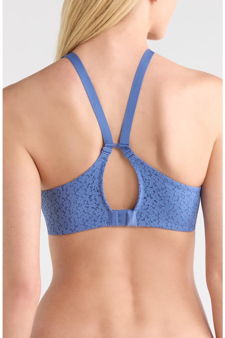 Norah Comfort Spacer Minimizer T-Shirt Bra, Alternate, color, OCEAN BLUE