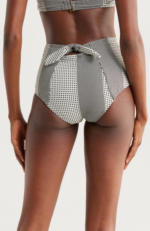 Lemlem Elsi High Waist Bikini Bottoms In Semira Vanilla