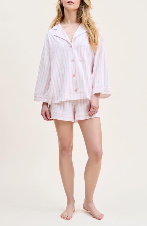 PETITE PLUME PETITE PLUME OLIVIA PIMA COTTON SHORT PAJAMAS 