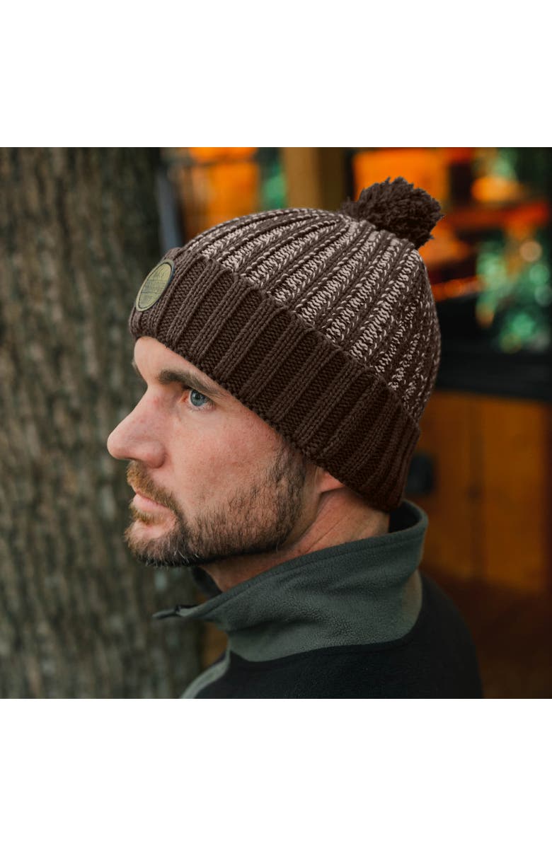 Kanut Sports Mission Women's Cable Knit Beanie, Alternate, color, Brown/Khaki