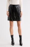 Sanctuary Take Me Out Faux Leather Skirt