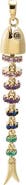 BY ADINA EDEN Colored Fish Bone Drop Charm 14K