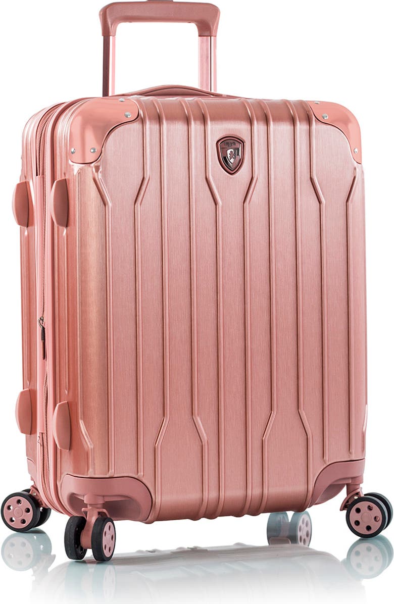 Heys Xtrak 21.5 Inch Carry-On Luggage, Main, color, Rose Gold