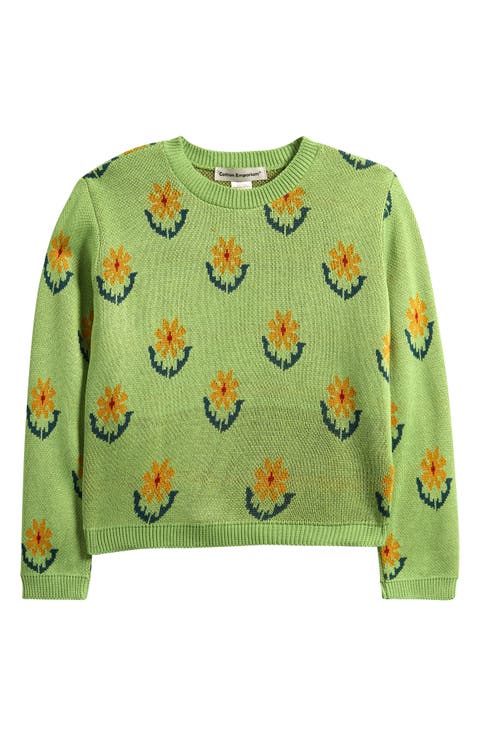 Kids' Daisy Crewneck Sweater (Big Kid)
