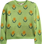 Cotton Emporium Kids' Daisy Crewneck Sweater