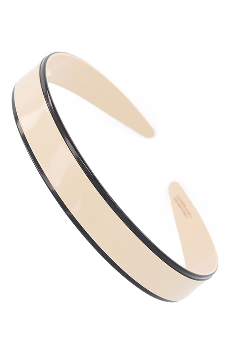 Alexandre de Paris St Honore Acetate Large Headband, Alternate, color, Beige