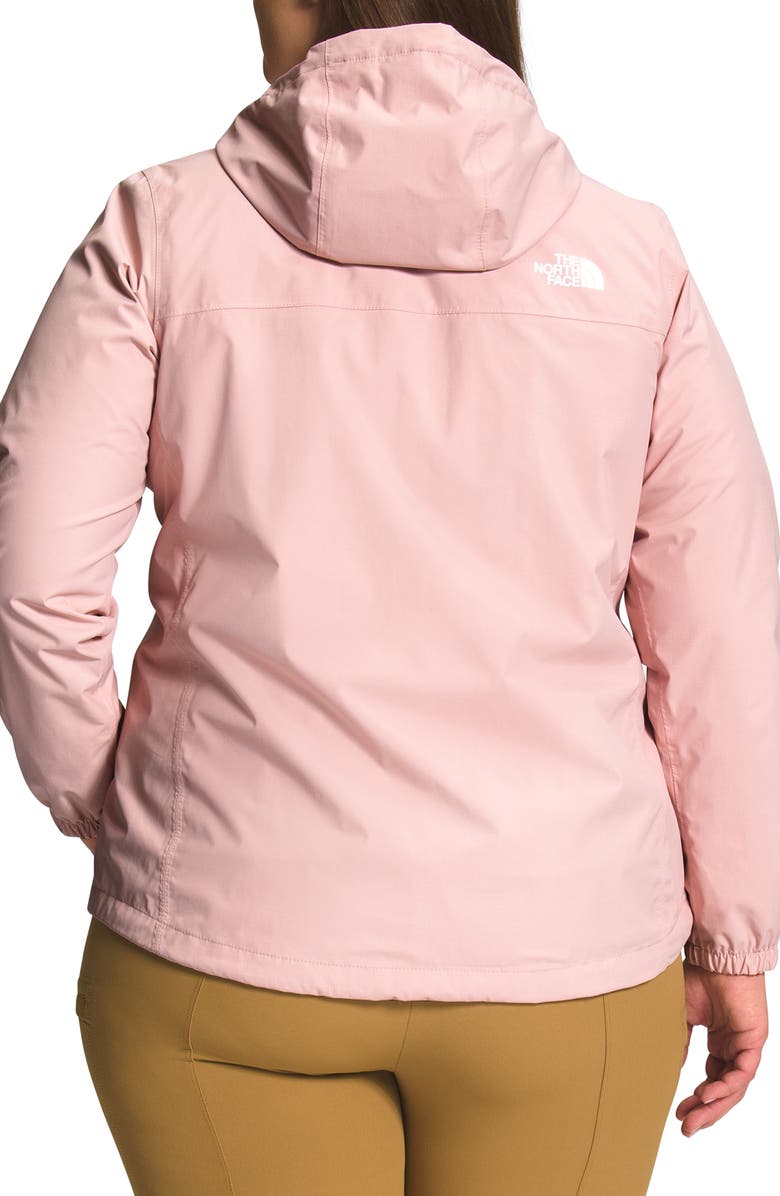 The North Face Antora Water Repellent Jacket, Alternate, color, Pink Moss