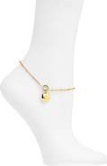 Madewell Sand Dollar Charm Anklet