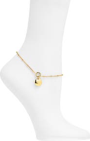 Madewell Sand Dollar Charm Anklet