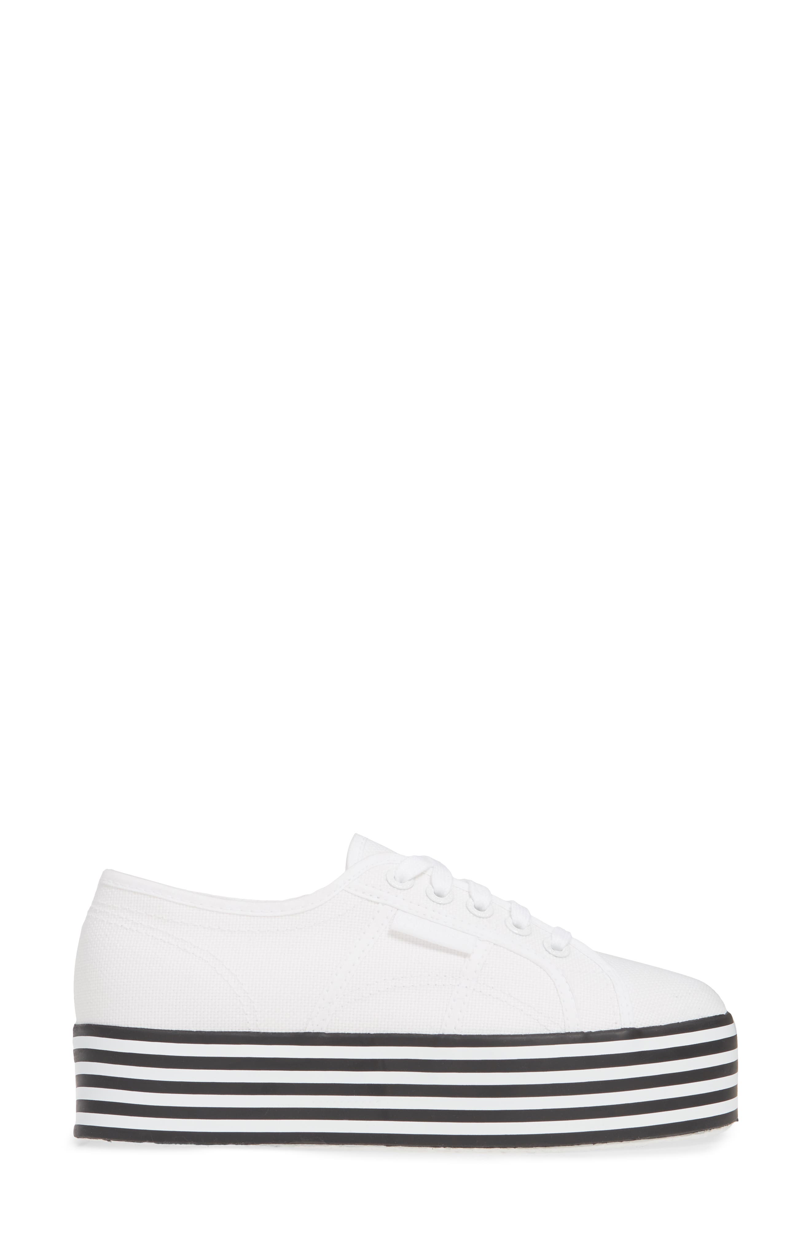 2790 Platform Sneaker, Alternate, color, BLACK / WHITE