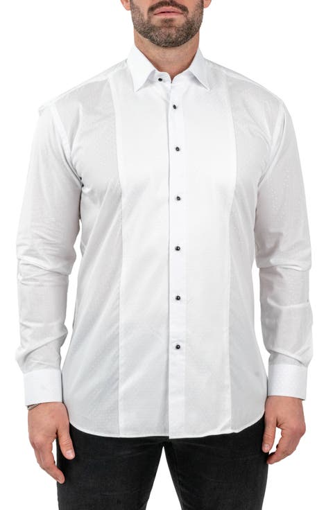 Ceremony Stardust Colorblock Button-Up Shirt