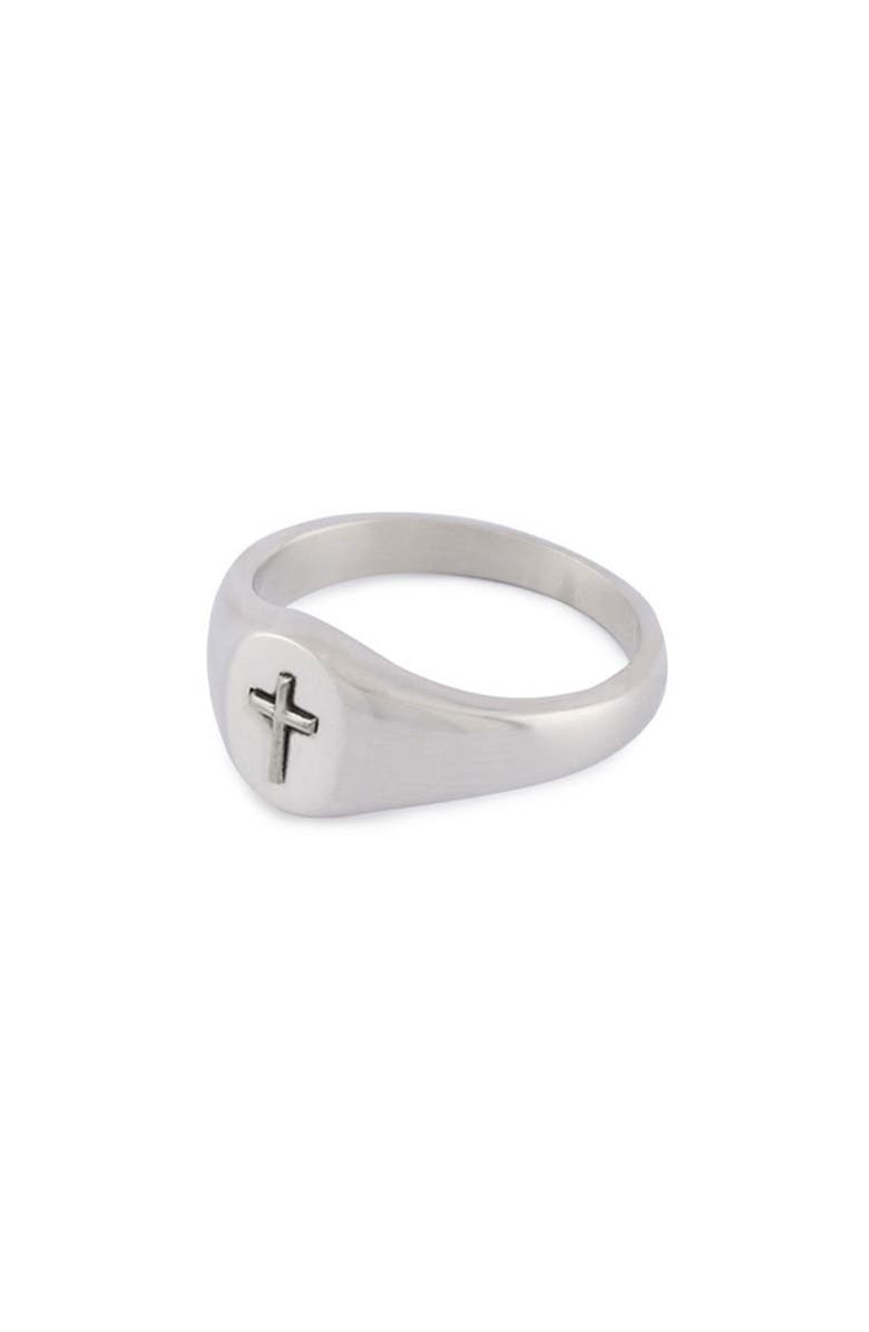 Serge DeNimes Cross Signet Ring, Alternate, color, 