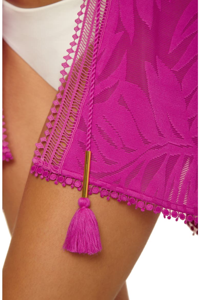 Catamaran Tassel Tie Cover-Up Tunic, Alternate, color, AZALEA