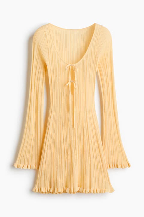 Rib-knit Beach Dress