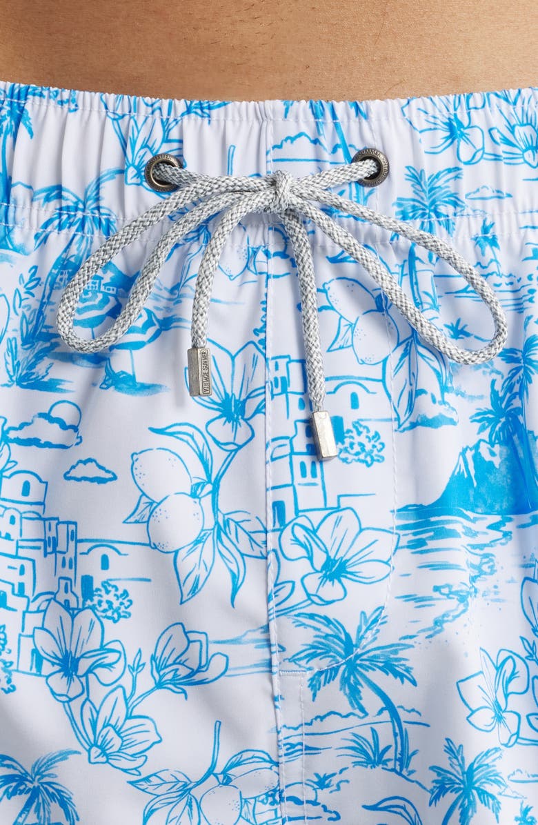 Vintage Summer Volley Swim Trunks, Alternate, color, Blue