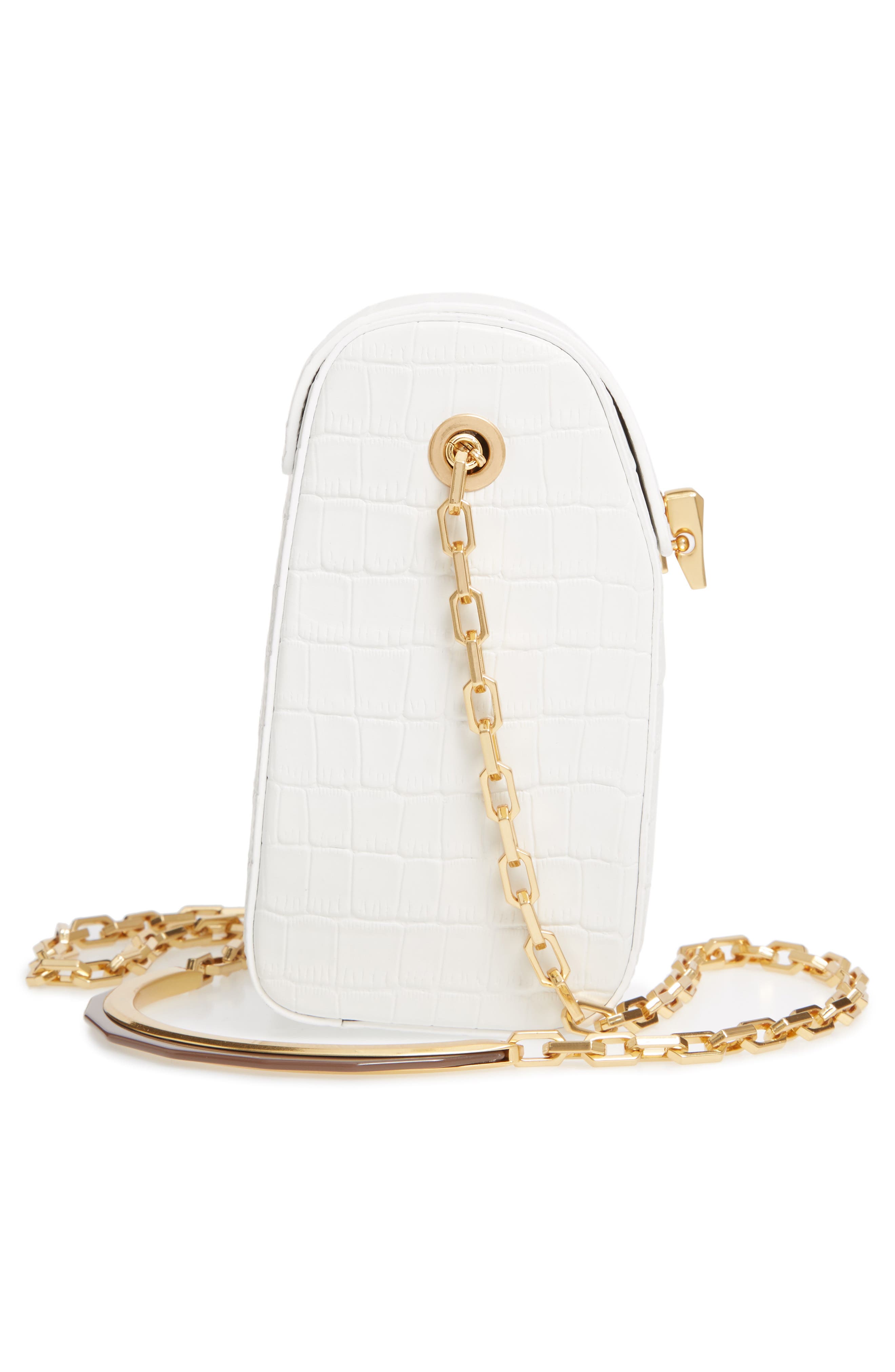 the VOLON PO Box Leather Box Bag, Alternate, color, 